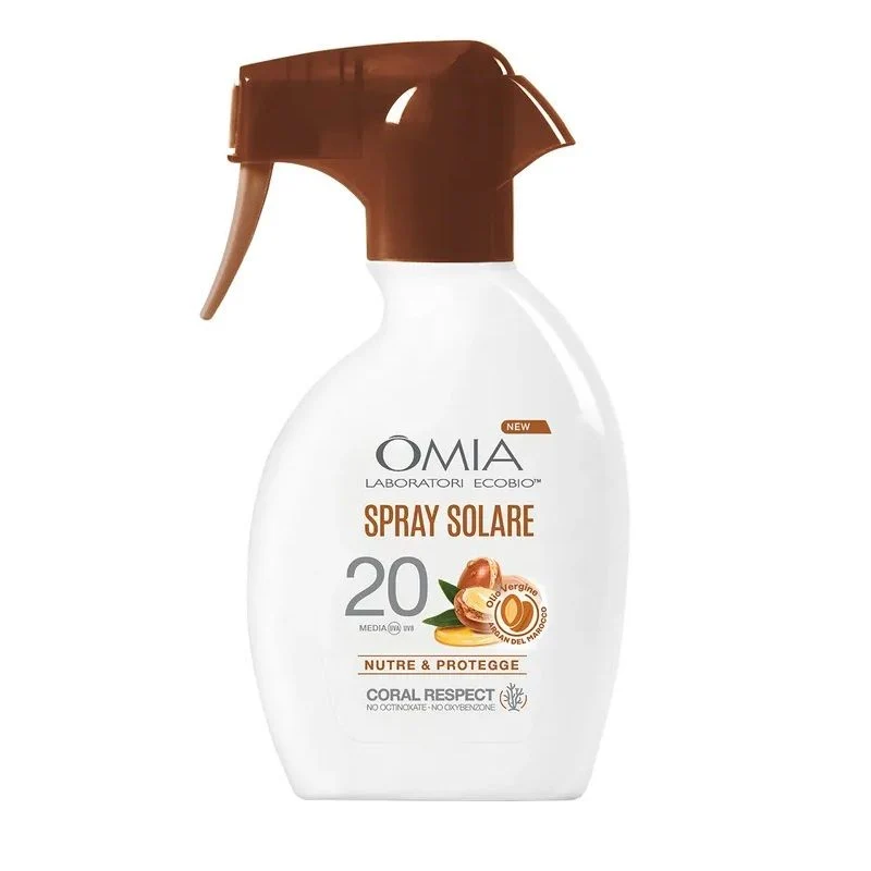 Omia Spray Solare Trigger SPF20 Argan del Marocco 200ml