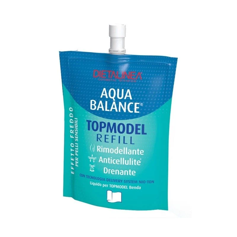 Dietalinea Aqua Balance TopModel Refill Bende TopModel System effetto freddo 200ml