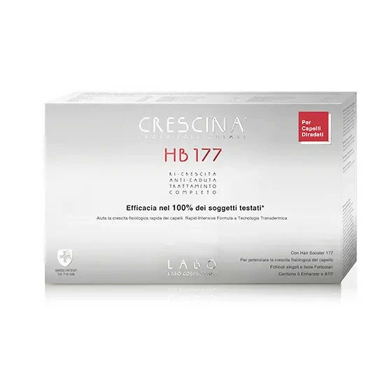 Crescina Transdermic Isole Follicolari HB 177 1700 + anticaduta uomo 10+10 fiale