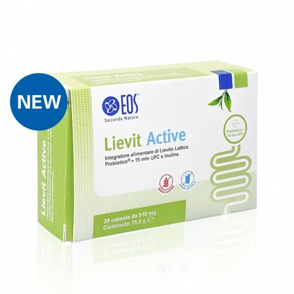 Eos Lievit Active integratore alimenate di probiotici 30 capsule
