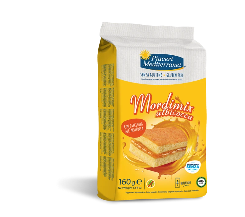 Piaceri Mediterranei Mordimix Albicocca 4 x 40 g