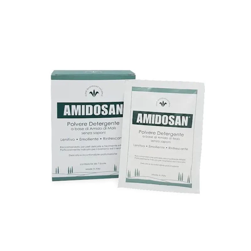 Amidosan Polvere Detergente Lenitiva 7 Bustine Da 40g