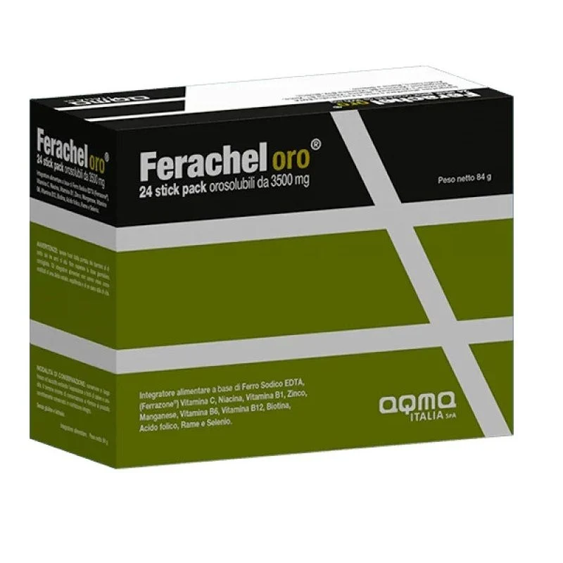 Ferachel Oro integratore alimentare 24 stick orosolubili