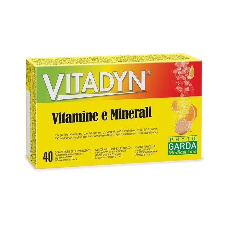 Vitadyn Vitamine e Minerali integratore alimentare 40 compresse effervescenti