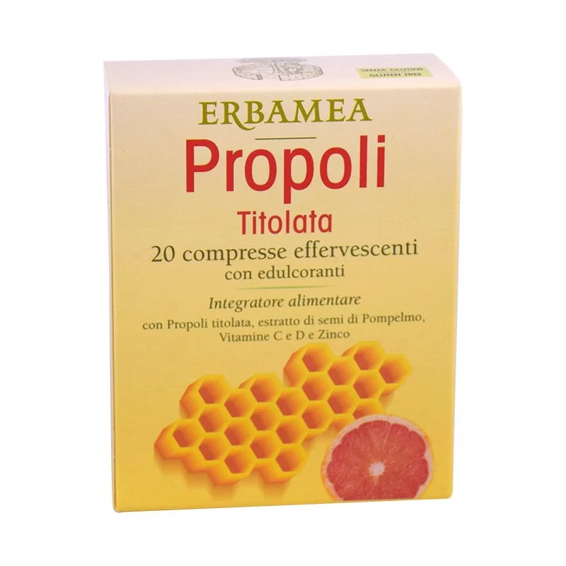 Erbamea Propoli Titolata per il Sistema Immunitario 20 compresse effervescenti
