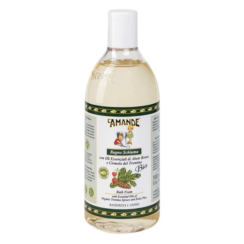 L'Amande Bagno Schiuma Abete Rosso e Cirmolo del Trentino Bio 500ml