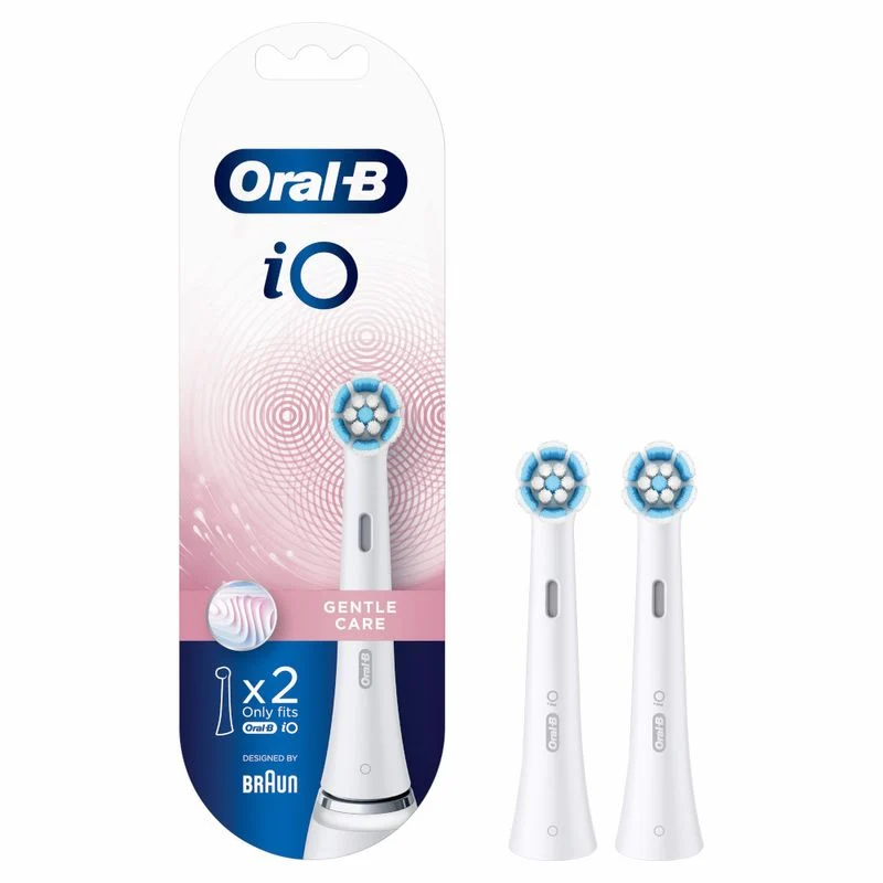 Oral-B Testine Di Ricambio Io Gentle Care Bianche 2 Pezzi