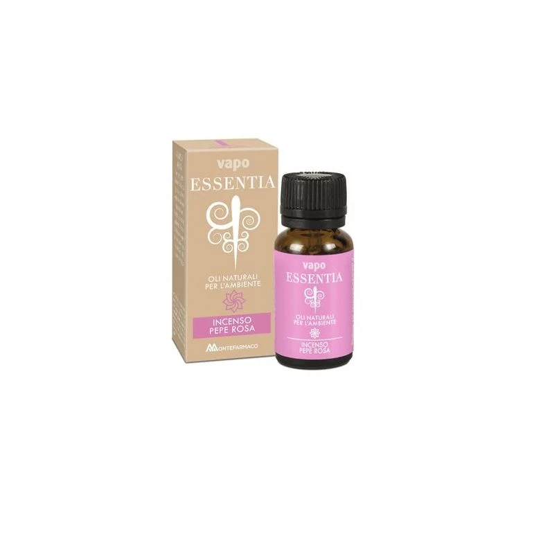 Vapo Essentia Olio Naturale per Ambienti incenso e pepe rosa 10ml